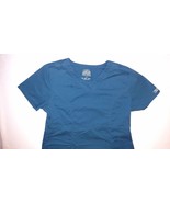 CHEROKEE Workwear Core Stretch Scrubs SS TOP L Shirt CARIBBEAN BLUE Large CARW - $24.95