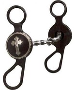 Showman 5 Brown Steel Concho Bit with Twisted Mouth - $149.00