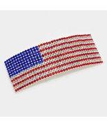 Crystal USA flag hair barrette - €12,06 EUR