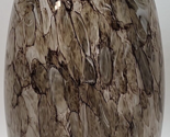 Portfolio River Stone Pendant Light Shade Marbled Brown Art Glass N203BG - $29.69