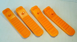 LEGO Orange building parts LOT of four identical pieces - $16.78