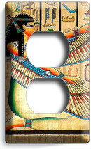 ANCIENT EGYPTIAN GODDESS MAAT OUTLET COVER PLATES WALL ART ROOM BEDROOM ... - $10.22