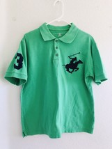 Beverly Hills Polo Club Size L Green Golf Active Short Sleeve Polo Large... - £13.33 GBP