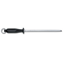 Kitchen Round Middle Fine Cut Sharpening Steel 25cm (Black) - €39,73 EUR