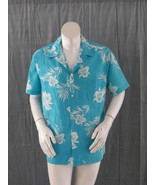 Vintage Hawaiian Shirt -  White Floral Pattern by Kai Nani - Men&#39;s Extra... - $49.00
