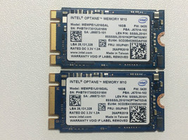 2 Pcs New Intel Optane Memory M10 MEMPEI1J016GAL 16GB M.2 2242 Nv Me Pc Ie FW:0420 - £11.56 GBP