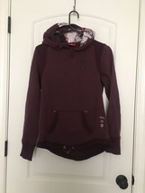 Converse Youth Girls Pullover Hoodie Size Large Maroon - $38.87