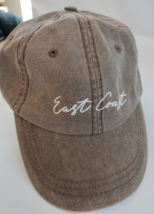 Trendy Embroider East Coast Hat Cap Tan Dyed Twill New - £8.43 GBP