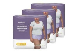 Women’s Amazon Basics Women’s Protective Underwear XXL 42 Count - $36.62