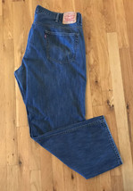 Mens Levis 569 Jeans 42x32 (42x30)Loose Relaxed Straight Denim Pants 100%cotton - £14.02 GBP