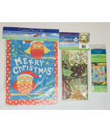 NEW Custom Decor Inc Lot of 3 Owl Garden Yard Flag Christmas 12x18 28x40... - $38.92 CAD