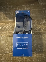 BKLYN Men’s Reading Glasses 3.00 MISSING 1 PAIR OF GLASSES - $29.58