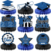 2024 Graduation Party Table Decorations Class of 2024 9 Pieces Congrats Graduati - £12.48 GBP