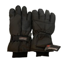 Thinsulate 3M Men&#39;s Black Gloves Classic Comfort Size Large Winter Snow - £10.34 GBP