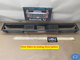 OEM 73 Cadillac Eldorado RIGHT PASS SIDE DASH VENT INSERT CLOCK TRIM WOO... - $98.99