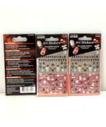 Pack of 3 Kiss Art Stickers Glow In The Dark Halloween Edition Witch Sea... - $320.98 MXN