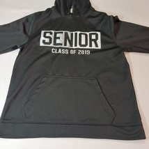 Jostens Senior Class of 2019 Men's Black Drawstring Hoodie Pullover Sweatshirt L image 12