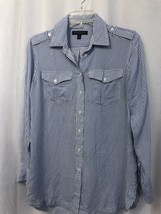 Banana Republic Women&#39;s Shirt Blue &amp; White Striped Size XS - £5.35 GBP