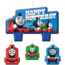 Thomas the Train Tank Engine Candle Set Thomas &amp; Friends Kids Birthday P... - £4.67 GBP