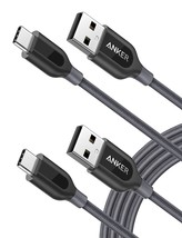 Fast Charging Cable 2 Pack 6ft Powerline USB C to USB A Double Braided U... - $23.50