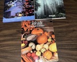 Two Ideals Books &amp; 1 Magazine The Carols Of Christmas,God’s Beautiful Wo... - $11.88