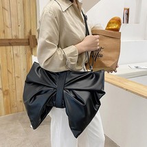 Big Bow Square Crossbody Bags High-quality Leather Women&#39;s Designer Handbags Fem - £35.93 GBP