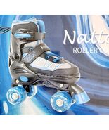 Nattork Roller Skates Blue Large Kids 35-38 Size With Box NN Sport Skati... - $55.73 CAD