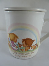 Betsey Clark Hallmark Mug Mate coffee tea cup 1983 Japan  with Lid coast... - £14.21 GBP