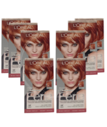 8 pack L’oreal Paris Feria Deep Copper Blonde 74 Hair Color NO TARIFF - $163.35