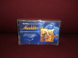 Walt Disney Aladdin Original Motion Picture Soundtrack Cassette Tape 1992 W Case - £7.90 GBP