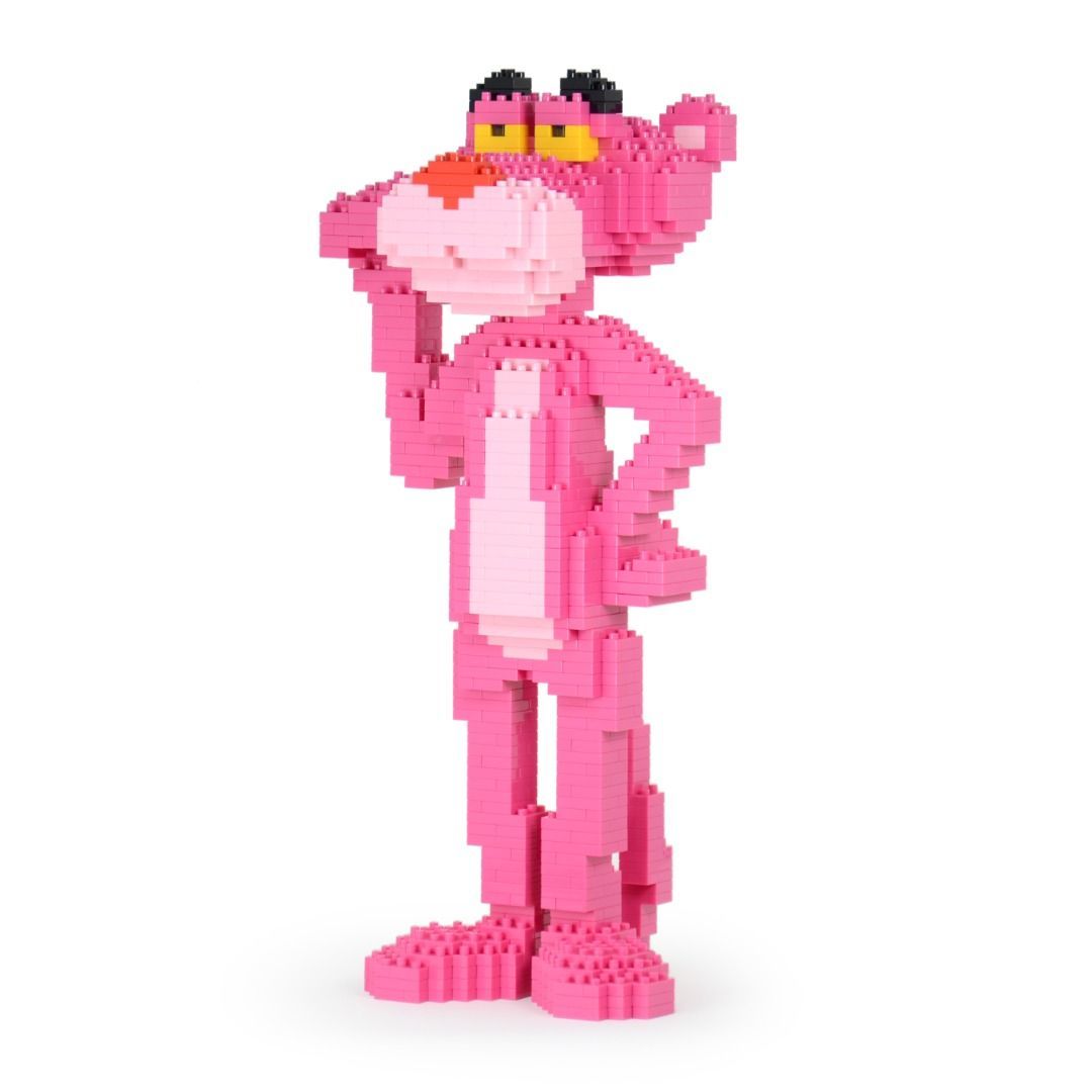 Pink Panther Brick Sculpture (JEKCA Lego Brick) DIY Kit Item image 3