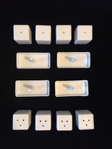 White Cube Salt/Pepper shakers - Delta Airlines First Class meal service image 11
