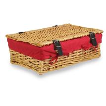 40cm Empty Wicker Rectangular Gift Basket - £28.26 GBP+