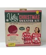 Ugly Christmas Sweater Kit Make Your Own Men&#39;s XL/Women&#39;s L Unisex Red D... - $27.67