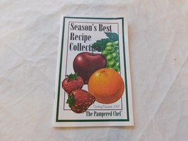 The Pampered Chef Season&#39;s Best Recipe Collection Spring/Summer &#39;97 Cook Booklet - £16.06 GBP