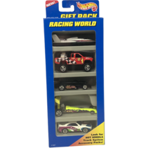 Hot Wheels 5 Car Gift Pack Racing World Dragster Nissan Truck Toyota Jet... - £19.41 GBP