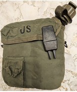 2 QT Quart Canteen AND Insulated Carrier MOLLE II Utility Pouch Woodland... - £14.15 GBP
