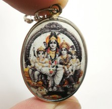 Lord Shiva Maa Uma Skanda Murugan and Ganesha Ganesh Family pendant God Goddess  - £24.85 GBP