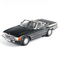 300 SL R107 Cabrio Blue-Black Mercedes-Benz 1:18 Model Car - $197.99