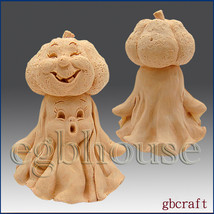 3D Silicone Soap &amp; Candle Mold – Man in the Pumpkin - £36.40 GBP