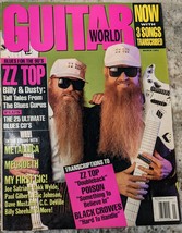 Guitar World Magazine Mar/91 Vintage ZZ Top Billy &amp; Dusty Metallica WITH POSTER - £5.99 GBP