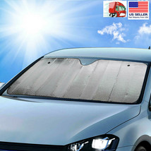 Large Size Dual-Layer Sun Shade Reversible for Car SUV Windshield - £6.24 GBP