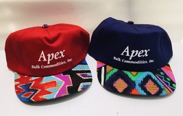 Vtg. Apex Bulk Commodities Snapback Truckers Trucking (Lot of 2) NWOT San Sun - £60.09 GBP