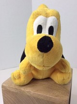 Disney Store Soft Bobble Head Wobbly Mickey Pluto Dog 6in Plush Stuffed Animal - £11.06 GBP