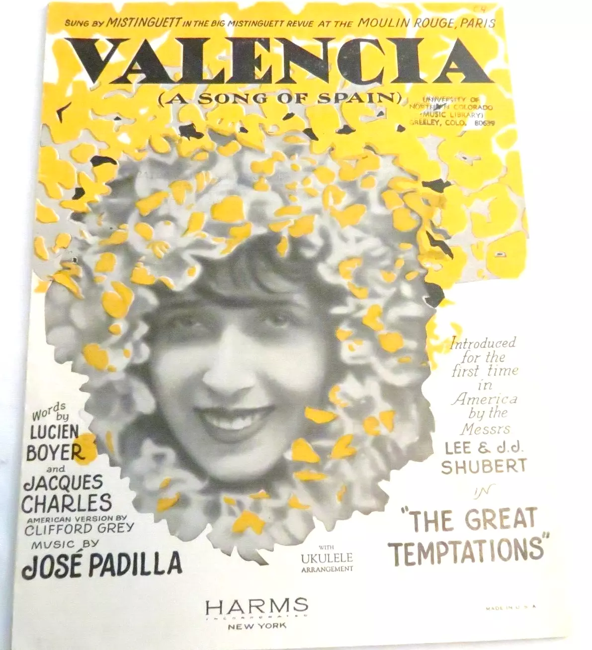 Valencia (A Song of Spain) - sheet music - $5.00
