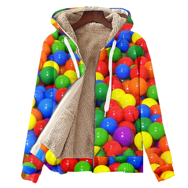 Fleece Thermal Men&#39;s Winter Jacket Sugar Coat Top Windbreaker Colorful Clothes T - £141.13 GBP