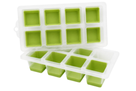 2-Pack Jumbo Ice Cube Trays 2" Large Cubes for Whiskey Cocktails Slow Melt - $10.84