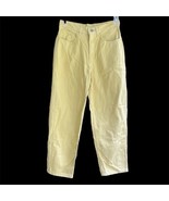 NWT Vintage lee women’s  high waist Mom jeans Loose fit Yellow Sz 10 Petite - $24.99