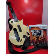 Nintendo Wii Guitar Hero Red Octane Gibson Les Paul Guitar &amp; Guitar Hero... - $69.97
