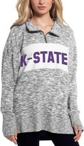 Kansas State Wildcats chicka-d Ladies Cozy Fleece Sweater/Pullover/Sweatshirt - £8.80 GBP